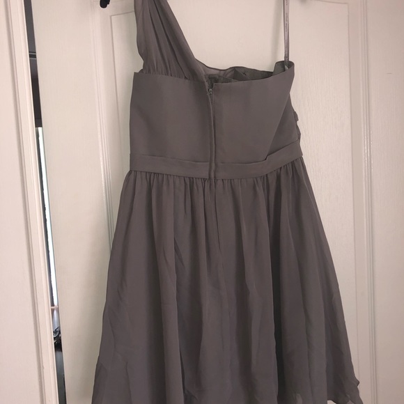 Alfred Angelo smoke grey dress - Picture 3 of 3